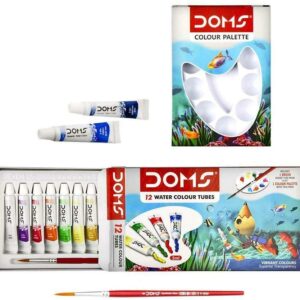 DOMS WATER COLOR TUBES 12 SHADES 5 ML