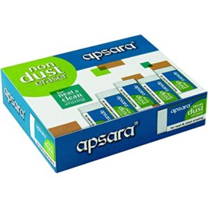 APSARA NON DUST ERASERS - PACK OF 20