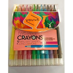 TWISTABLE LONG CRAYONS 12 SHADES