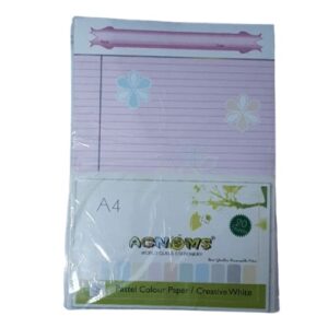 AGNOMS ASSIGNMENT COLOR SHEETS (ONE SIDE LINE)