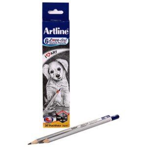 ARTLINE SKETCH PENCILS PACK OF 6 SHADING PENCILES