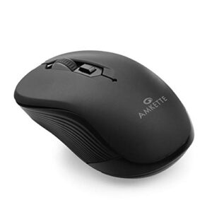 AMKETTE HUSH PRO NEXUS WIRELESS MOUSE, WITH USB NANO RECEIVER, OPTICAL