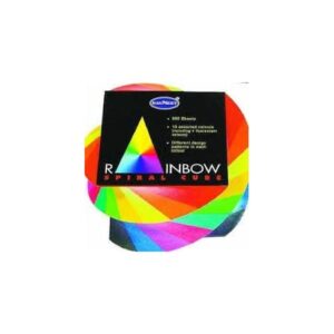 NAVNEET YOUVA RAINBOW CUBE 8.7X8.7 CM | UNRULED | 500 SHEETS | PACK OF 1