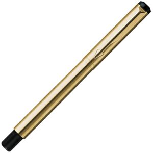 PARKER VECTOR GOLD ROLLER BALL PEN REFILLABLE - INK COLOR – BLUE