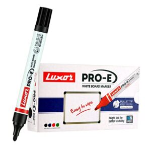 LUXOR WHITEBOARD MARKER PEN - BLACK BLUE RED GREEN