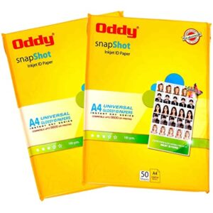 ODDY GLOSSY PHOTO PAPER A4 SIZE - 180 GSM 50 SHEETS PACK FOR PHOTO PRINTING