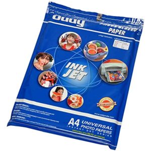 ODDY GLOSSY PHOTO PAPER A4 SIZE - 150 GSM 50 SHEETS PACK FOR PHOTO PRINTING