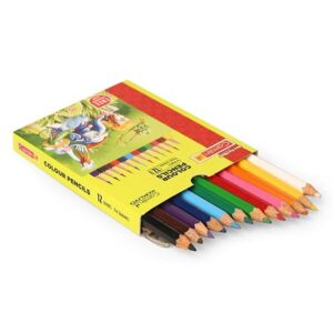 CAMLIN HALF SIZE COLOR PENCIL WITH SHARPENER - 12 SHADES