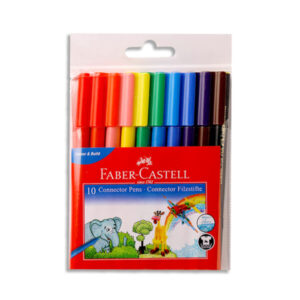 FABER CASTELL CONNECTOR PENS -PACK OF 10 COLOR