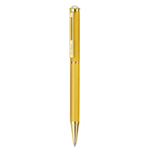 PIERRE CARDIN PEARL SATIN GOLD BALL PEN – B LUE INK