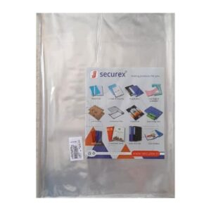 SECUREX CLEAR SHEET PROTECTOR A3 SIZE, TRANSPARENT FOLDER LEAFS, DOCUMENT LEAFS (SIZE: A3, SET OF 50)