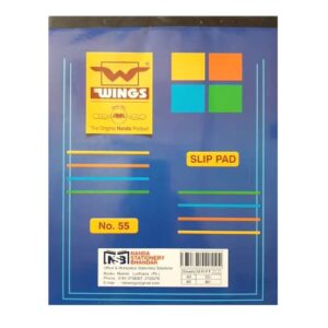 WINGS WRITING NOTE PAD, (55 NO.) A4 RULED, 80 SHEETS