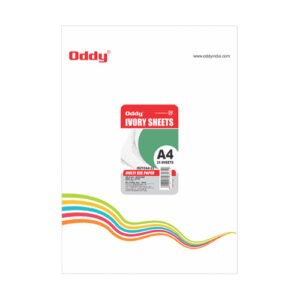 ODDY A4 IVORY SHEETS UNRULED DRAWING PAPER (PACK OF 25 SHEETS)