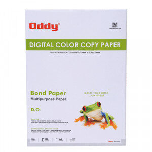 ODDY BOND/COPY PAPER UNRULED -100 GSM BOND - PACK OF 100 SHEETS