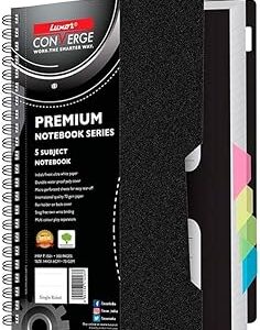LUXOR CONVERGE PREMIUM 5 SUBJECT NOTEBOOK A4 SIZE/ SPIRAL NOTEBOOK