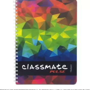 CLASSMATE PULSE 6 SUBJECT SPIRAL NOTEBOOK UNRULED