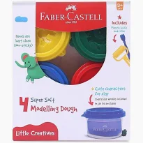 FABER-CASTELL MODELLING DOUGH SET OF 4/ CLAY