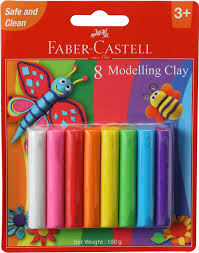 FABER-CASTELL MODELLING CLAY 8 SHADES