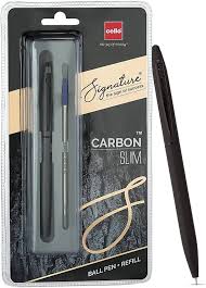 CELLO SIGNATURE CARBON SLIM BALL PEN