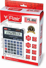 FLAIR FC 800 ELECTRONIC CALCULATOR