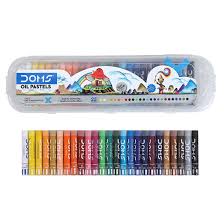 DOMS 25 SHADES OIL PASTEL WITH CASEBrand	Doms Writing instrument form	Crayon Colour	Multicolour Ink Colour	Multicolor Age Range (Description)	Adult