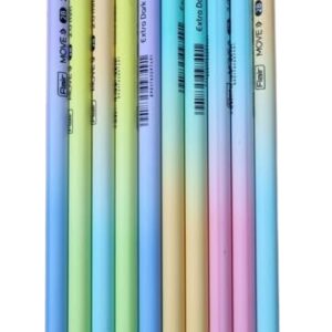 FLAIR Move Refillable2.0mm Mechanical Multicolor Extra Dark 2B Pencils/1 Big Sharpner & 1 Eraser With Each Pack|