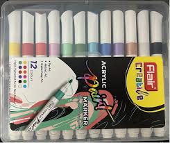 FLAIR CREATIVE ACRYLIC PAINT PEN SET