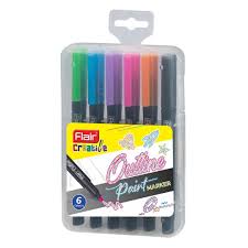 FLAIR CREATIVE OUTLINE PAINT MARKER PENS